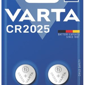 Varta CR2025 3V Coin Cell Lithium Battery 2 Pack