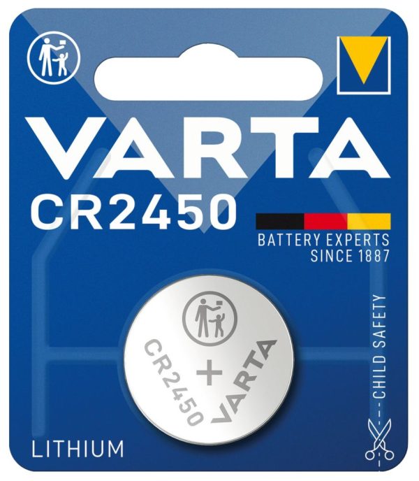 Varta CR2450 3V Coin Cell Lithium Battery
