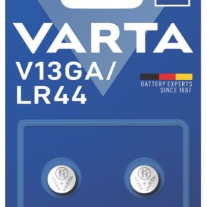 Varta LR44 1.5V Coin Cell Alkaline Battery 2 Pack