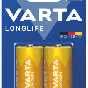 Varta Longlife C 1.5V Alkaline Batteries 2 Pack