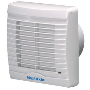 Vent-Axia 251410 100mm (4") Axial Bathroom Extractor Fan with Timer White 240V