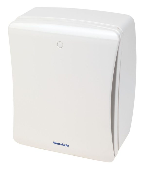 Vent-Axia 427478 100mm (4") Centrifugal Bathroom Extractor Fan with Timer White 240V