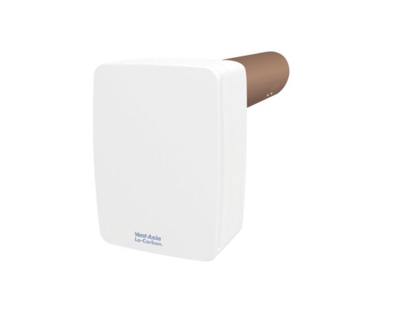 Vent-Axia 443311 100mm Centrifugal Bathroom Heat Recovery Unit with Humidistat & Timer White 220-240V
