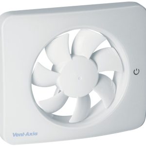Vent-Axia 479460 114.3mm (4 1/2") Axial Bathroom Bluetooth Extractor Fan  White 240V