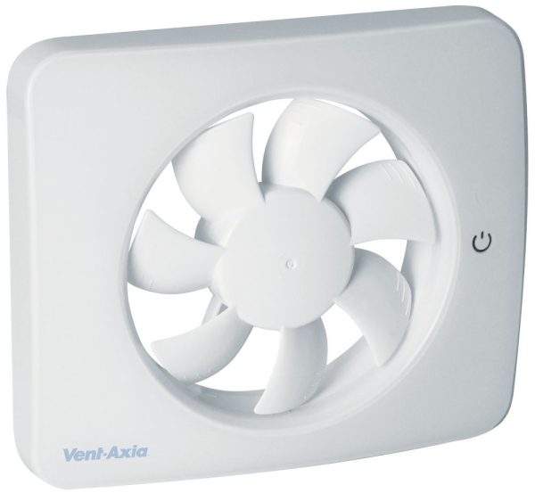 Vent-Axia 479460 114.3mm (4 1/2") Axial Bathroom Bluetooth Extractor Fan  White 240V