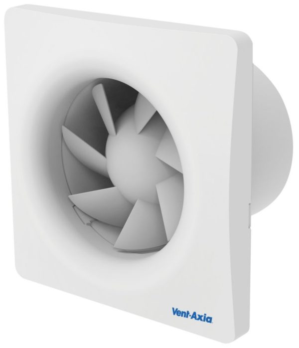 Vent-Axia 495697 100mm (4") Axial Bathroom Extractor Fan  White 240V