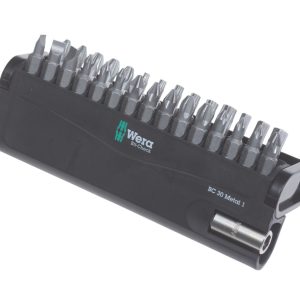 Wera Bit-Check 1/4" Hex Shank Mixed Metal Tough Screwdriver Bit Set 30 Pieces