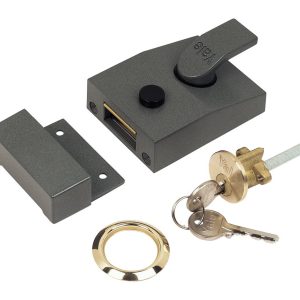 Yale 630089001702 Night Latch Grey 60mm Backset