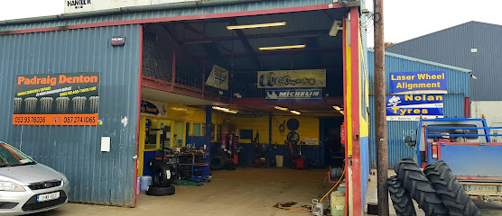 Padraig Denton tyres and vehicle servicing Newtownbarry